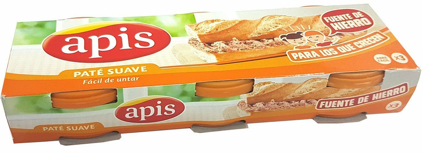 PATE HIG. CERDO APIS 3X80 GR.