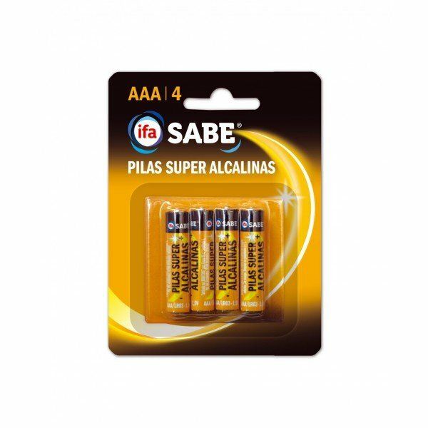 PILAS IFA-SABE ALCALINAS LR03 BL4
