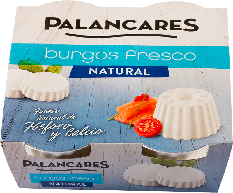 QUESO BURGO PALANCARES 4X62.5 GR.
