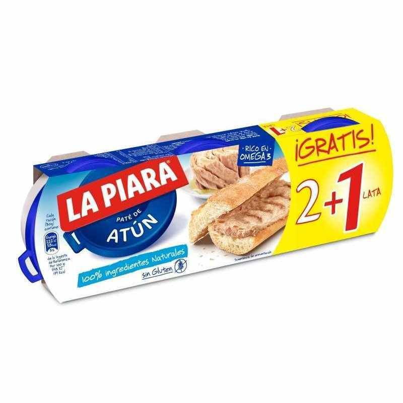 PATE LA PIARA 2X75 ATUN+1 GRATIS