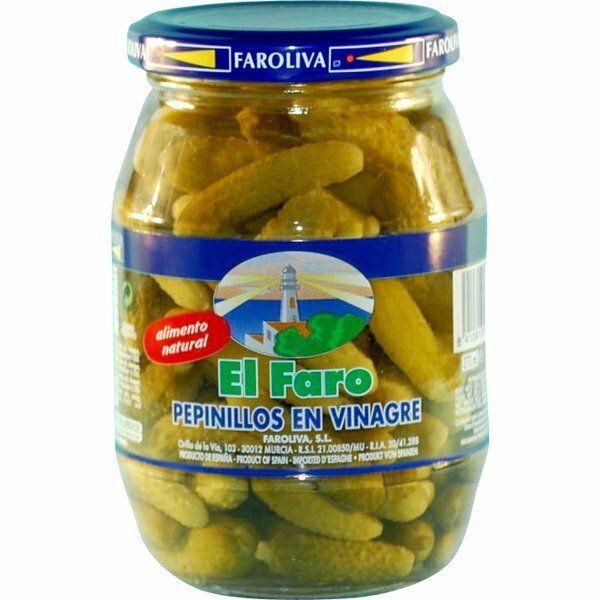 PEPINILLOS EL FARO 200 GR. VINAGRE