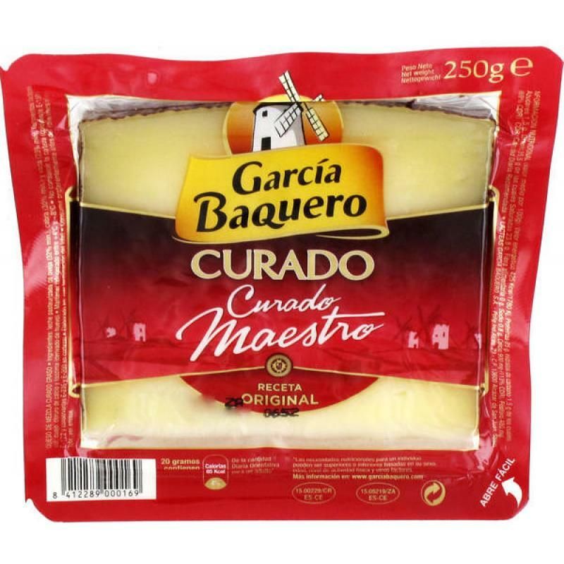 QUESO G. BAQUERO 250 G. CURADO CU�A