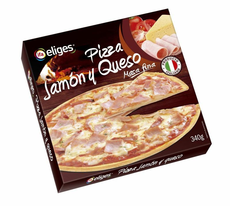 PIZZA IFA-ELIGES 340 GR. JAMON/QUES