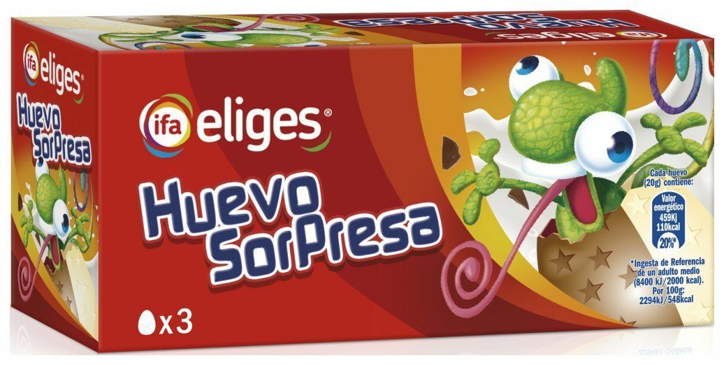 HUEVOS SORPRESA IFA-ELIGES PACK-3