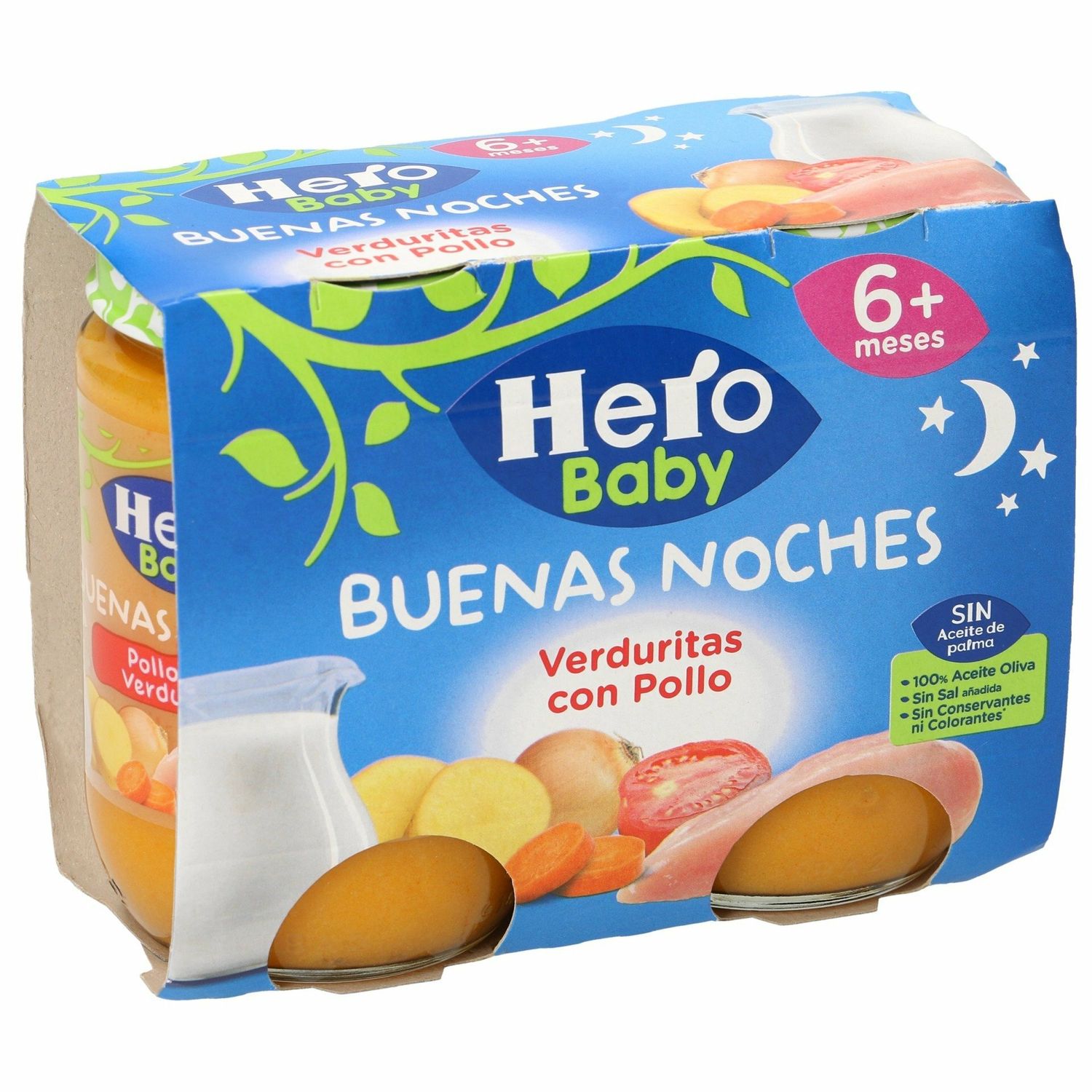 HERO BABY BUENAS NOCHES 2X190 ML. P