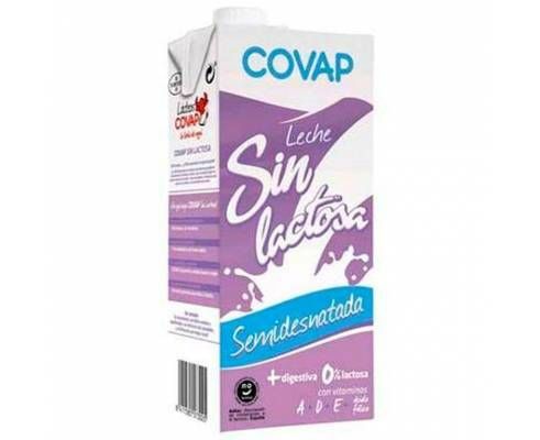 LECHE COVAP S/LACT.BRIK 1 LT. SEMI