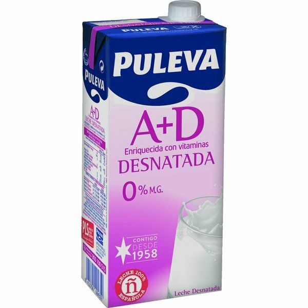 LECHE PULEVA BRIK 1 LT. DESNATADA