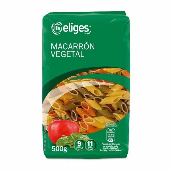 MACARRON IFA-ELIGES 500 GR. VEGETAL