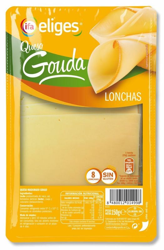 LONCH. IFA-ELIGES 150 QUESO GOUDA