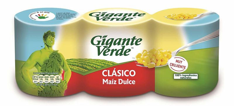 MAIZ DULCE GIGANTE VERDE LATA 160 G