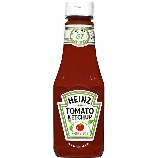 KETCHUP HEINZ 342 GRS. PLASTICO