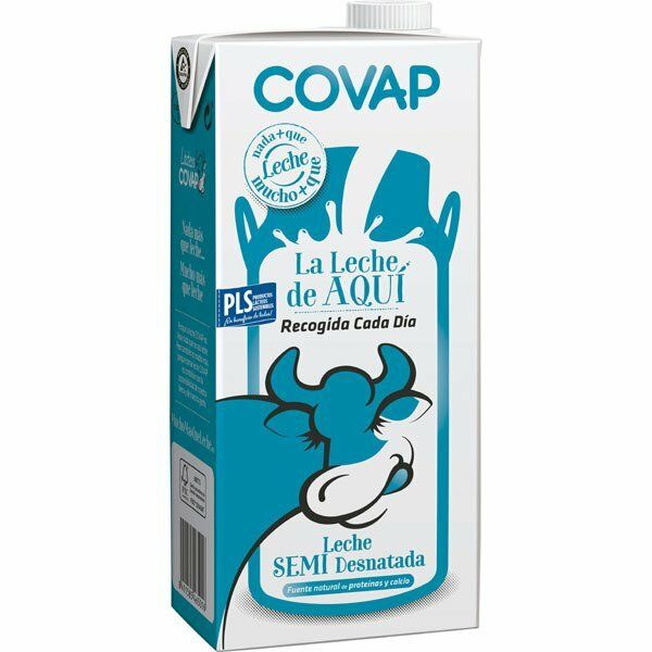 LECHE COVAP BRIK 1 LT. SEMIDESNATAD