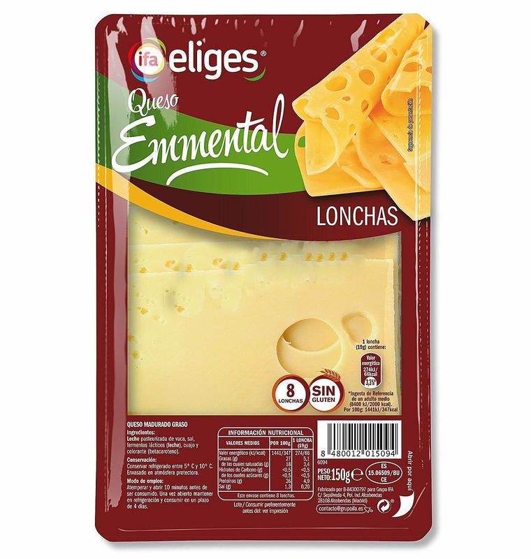 LONCH. IFA-ELIGES 200 QUESO EMMENTA
