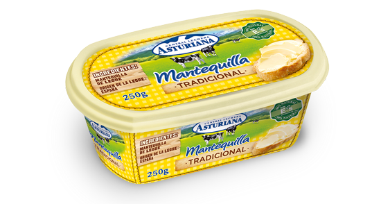 MANTEQ. ASTURIANA 250 S/S BARQUETA
