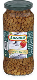 LENTEJAS LOZANO 560 GRS. AL NATURAL