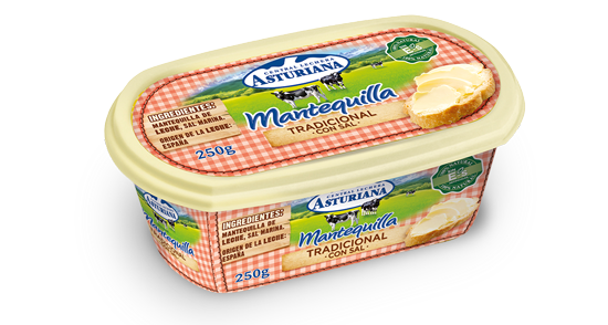 MANTEQ. ASTURIANA 250 C/S BARQUETA