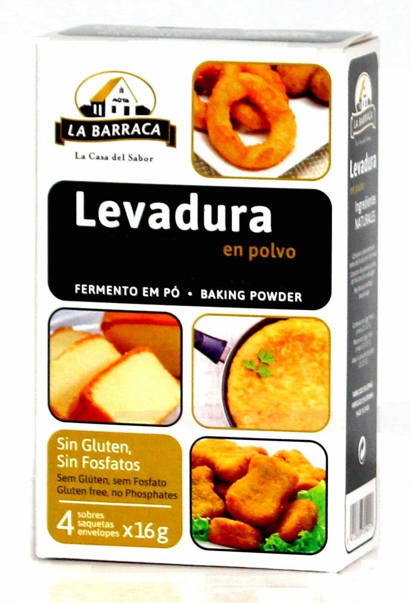 LEVADURA BARRACA 4 SOBRES S/GLUTEN