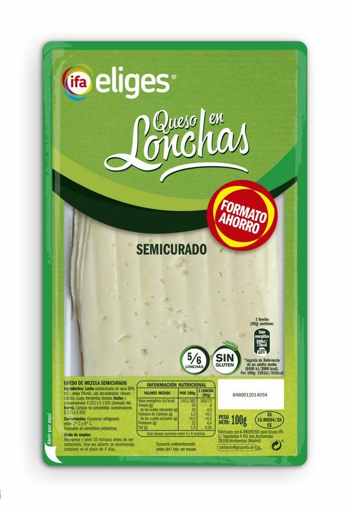 LONCH. IFA-ELIGES 150 QUESO SEMI-CU