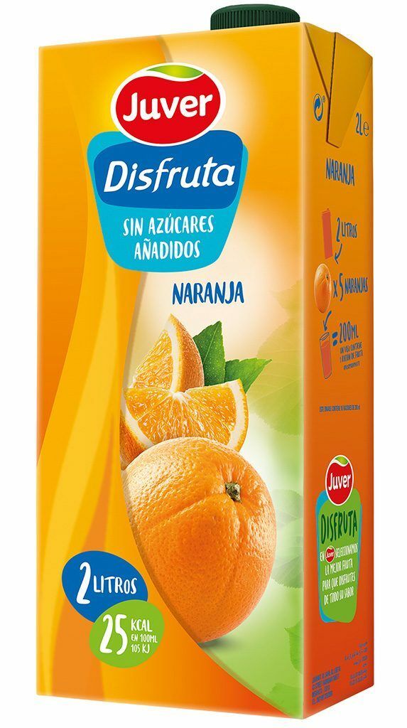 DISFRUTA JUVER BRIK 2 LT. NARANJA