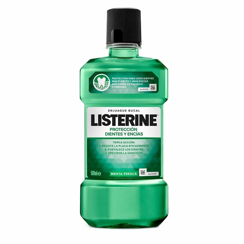 ENJ. BUCAL LISTERINE 500 D/ENC.ZERO
