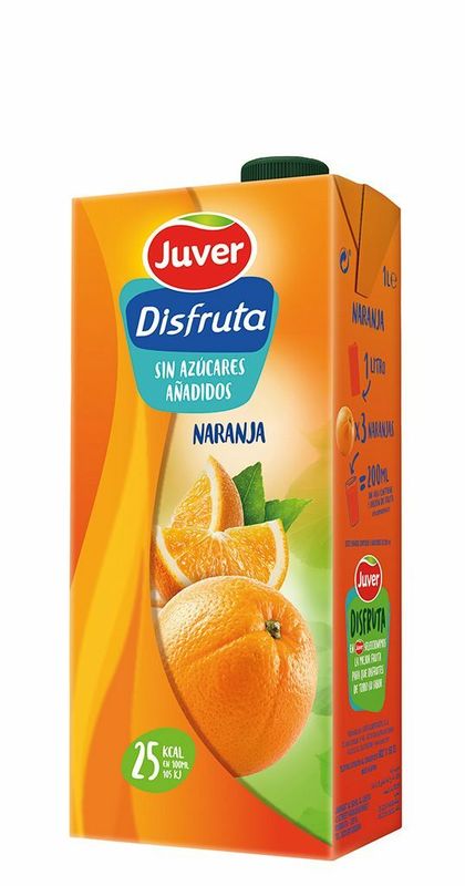 DISFRUTA JUVER BRIK 1 LT. NARANJA