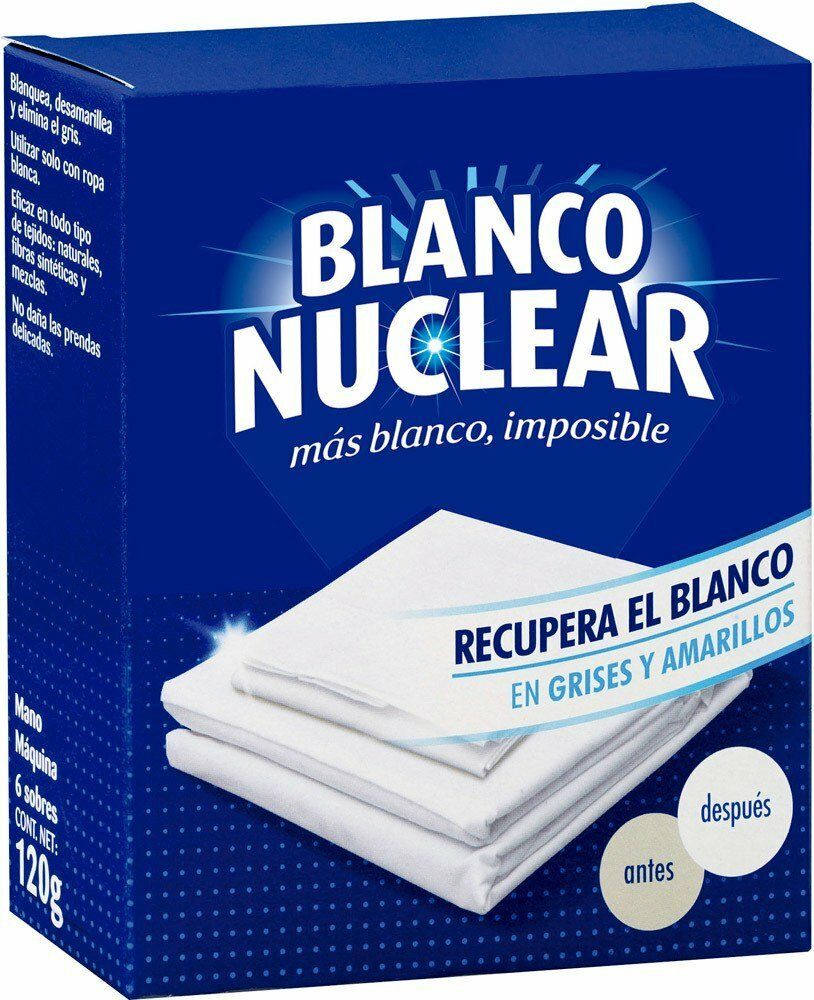 DETERG. BLANCO NUCLEAR 6X20 GRS.