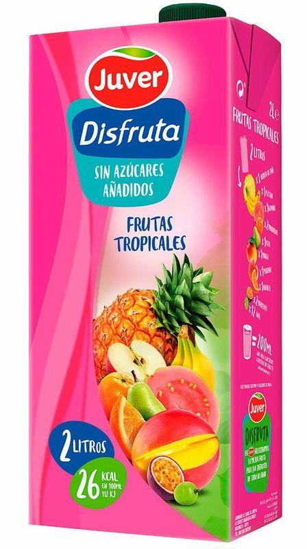 DISFRUTA JUVER BRIK 2 LT. TROPICAL