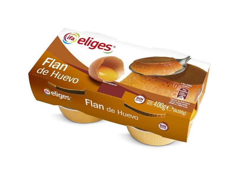 FLAN IFA-ELIGES 100 G. HUEVO P-4 U.