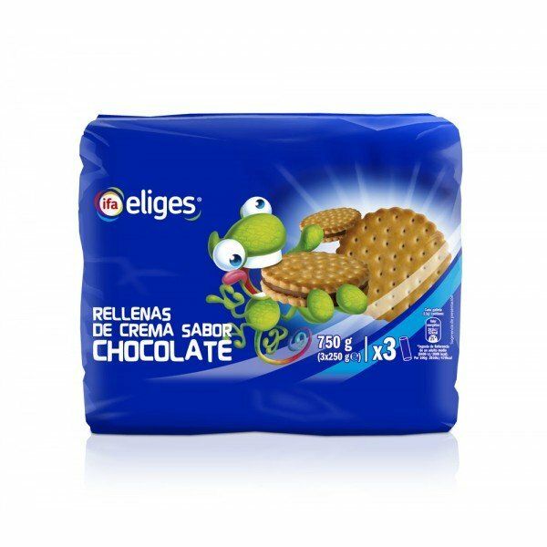GALLETA IFA-ELIGES 3X250 R/CHOCOLAT