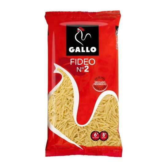 FIDEOS GALLO 250 GRS. N� 2