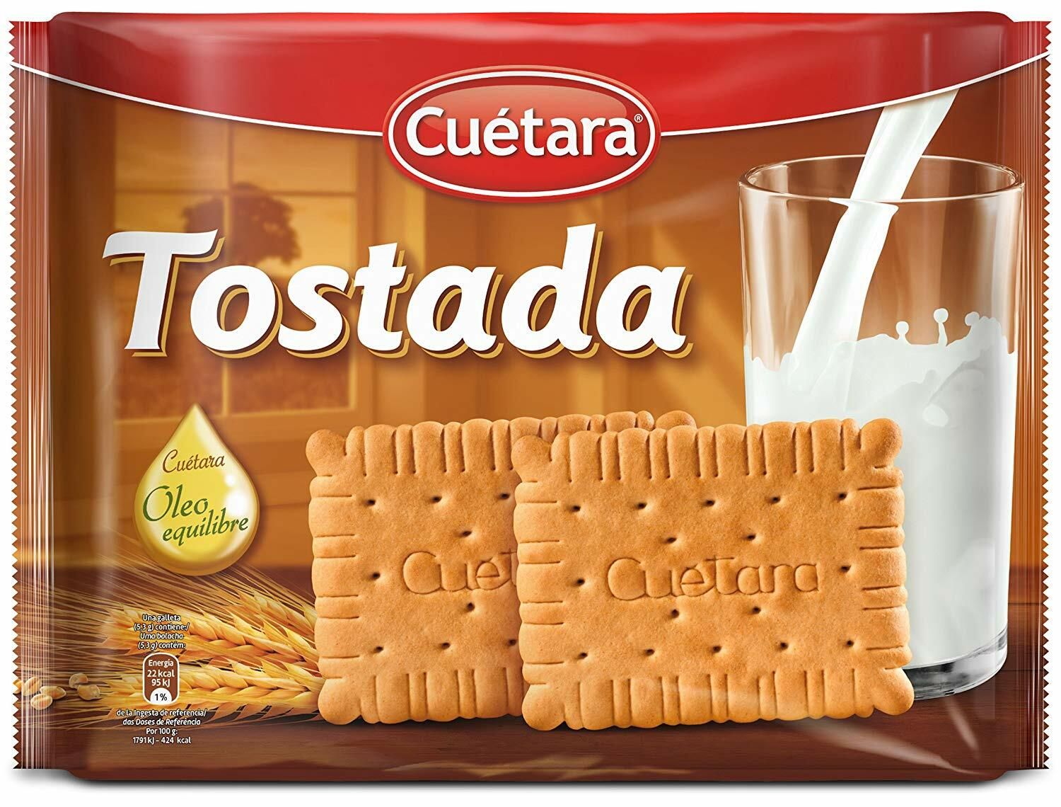 GALLETA CUETARA 4X200 GR. TOSTADA