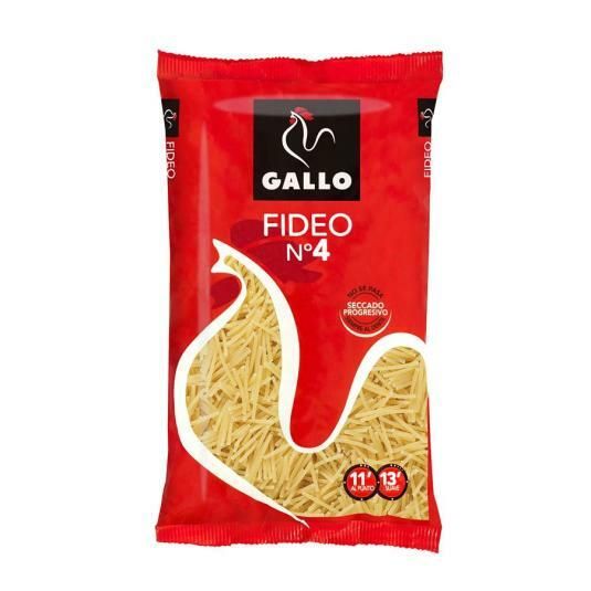 FIDEOS GALLO 250 GRS. N� 4