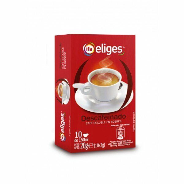 CAFE IFA-ELIGES 10X2 DESCAF. SOBRE