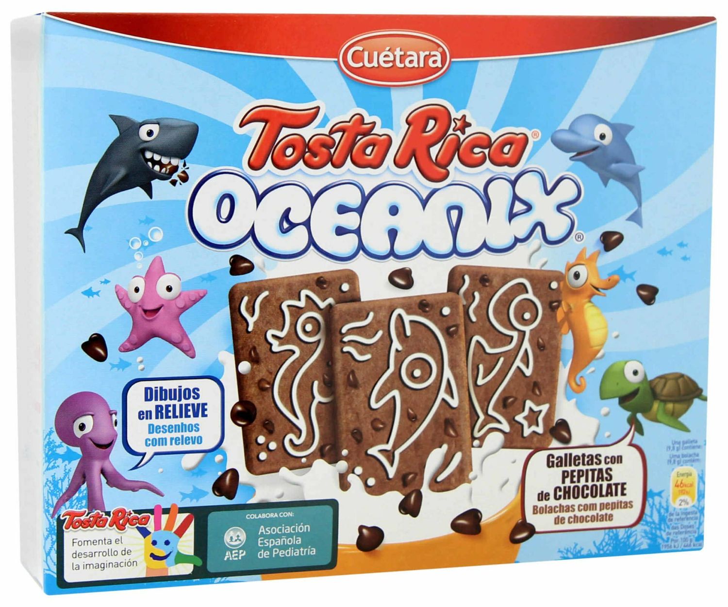 GALLETA CUETARA 480 GR. TOSTA RICA