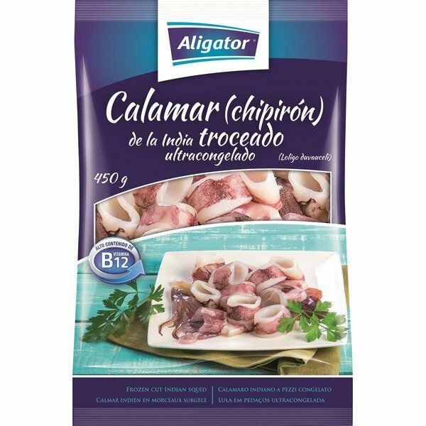 CALAMAR ALIGATOR 450 GR. TROCEADO