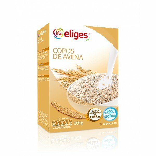 CER.IFA-ELIGES 500 COPOS DE AVENA