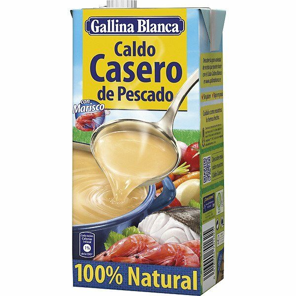 CALDO G.BLANCA 1 L.PESCADO 100% NAT