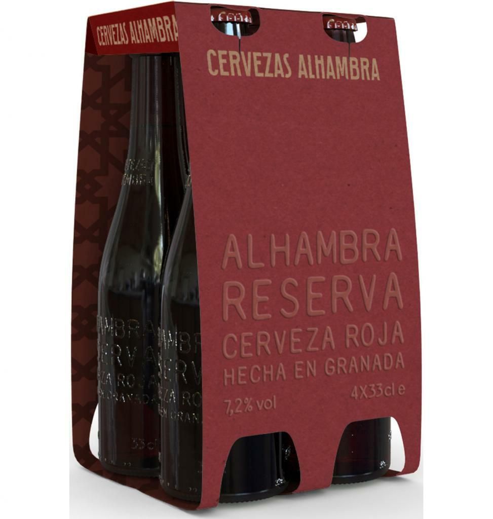 CERVEZA ALHAMBRA P/4X33 RESERV.ROJA