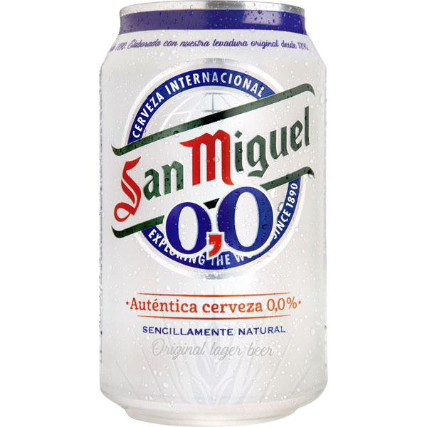 CERVEZA SAN MIGUEL 0.0� L/33CL.S/A