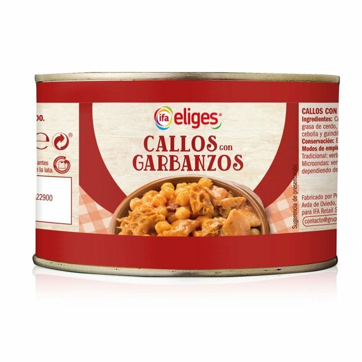 CALLOS IFA-ELIGES 380 GR. C/GARBANZ