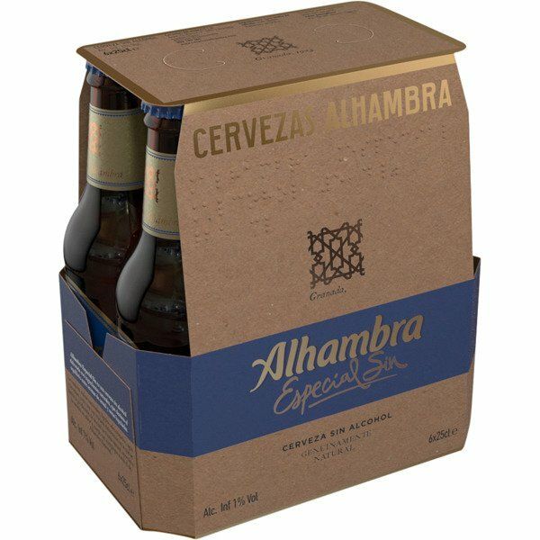 CERVEZA ALHAMBRA P/6X25 CL. S/ALCOH
