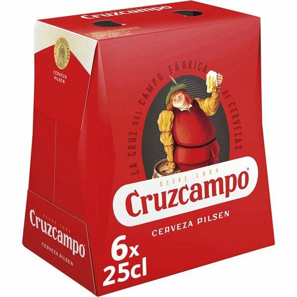 CERVEZA CRUZCAMPO P/6X25 CL.