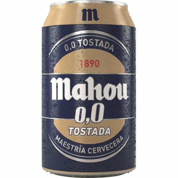 CERVEZA MAHOU TOSTADA L/33 CL. 0.0�