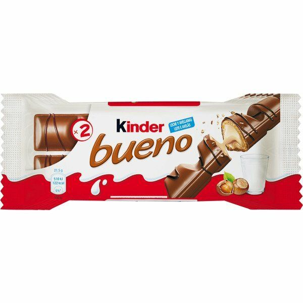 CHOCOLATINA KINDER BUENO 43 GRS.