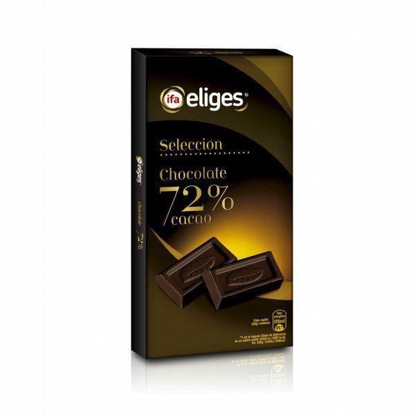 CHTE. IFA-ELIGES 100 NEGRO 72%CACAO