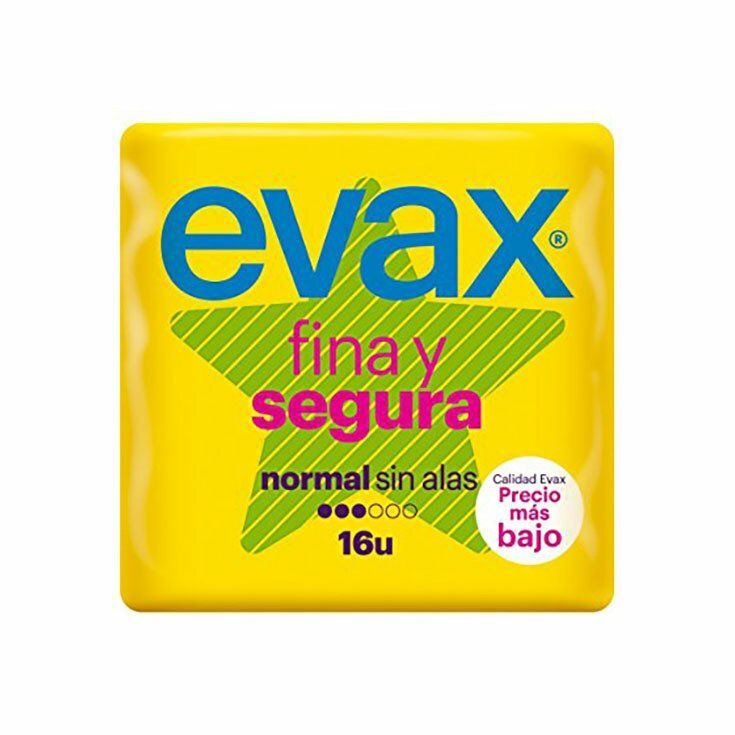 COMPRESAS EVAX FINA Y SEGURA 16 U.