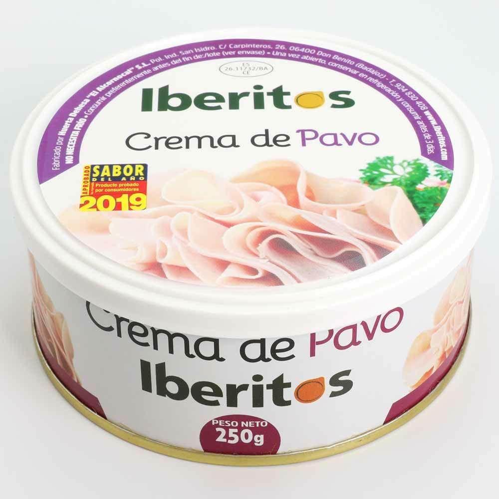 CREMA DE PAVO IBERITOS L/250 GR.