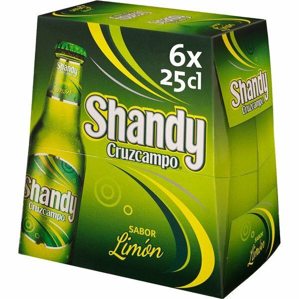 CERVEZA SHANDY P/6X25 CL.