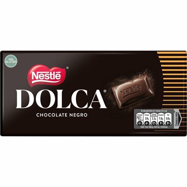 CHTE. DOLCA 100 GR. SIN LECHE NEGRO
