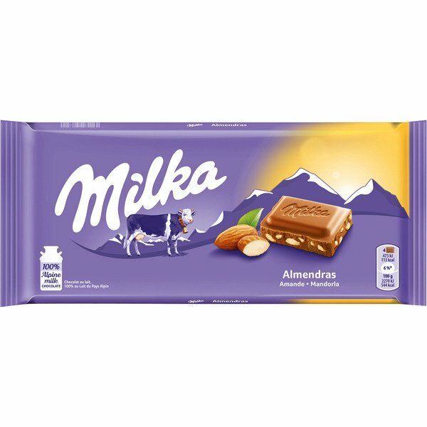 CHTE. MILKA 125 GR. ALMENDRA